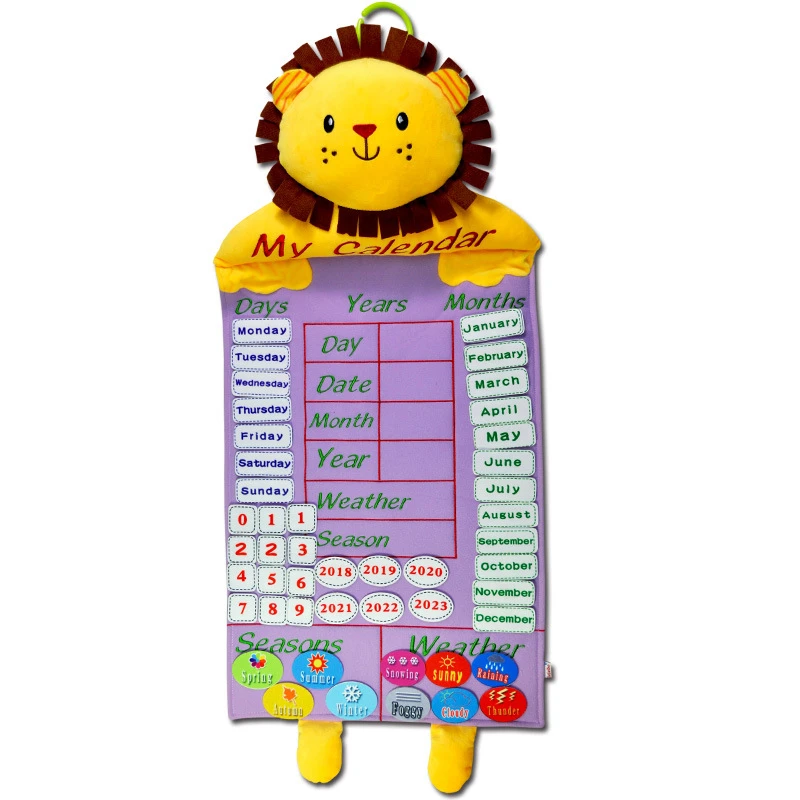 Calendrier Lash 2023 Kids Calendar Toy Time Learning Weather Early Educational - Aliexpress