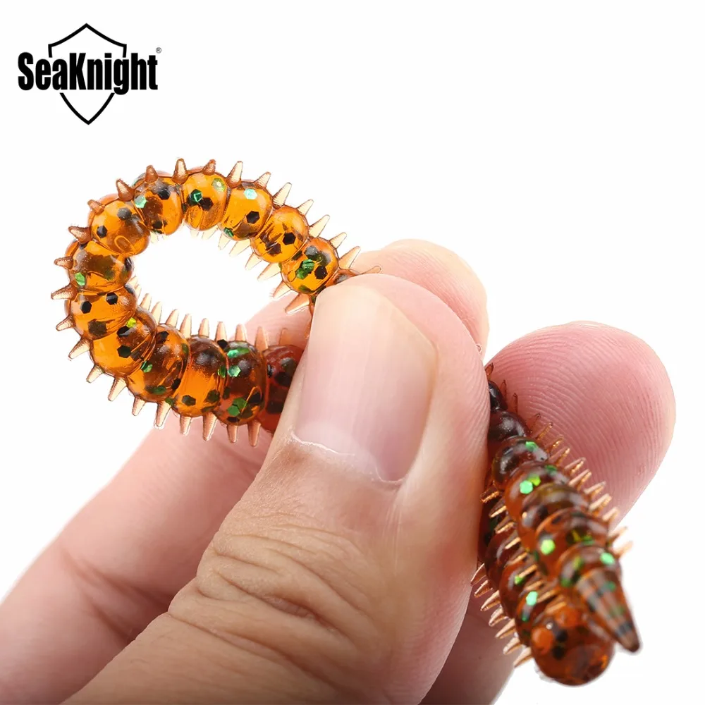 SeaKnight Мягкая приманка SL009 мягкий червь 24 шт./лот 130 мм/5,1 дюйма 3,6 г червь сороконожка создание Приманка Мягкая искусственная приманка для карпа на рыбалку