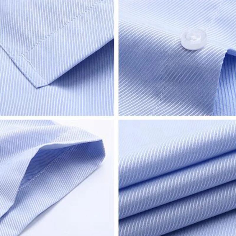 Dress shirts large size 10XL-14XL business office comfort summer men's short sleeve lapel dress white shirt 8XL 9XL