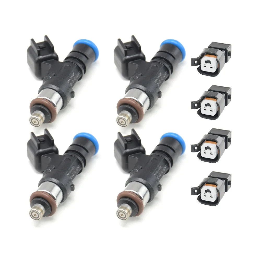 Топливные форсунки AP01 4 шт. для Audi A4 TT VW Golf Jetta 1 8 T turbo EV14 60lb 630cc 0280158298 0 280 158 298| |