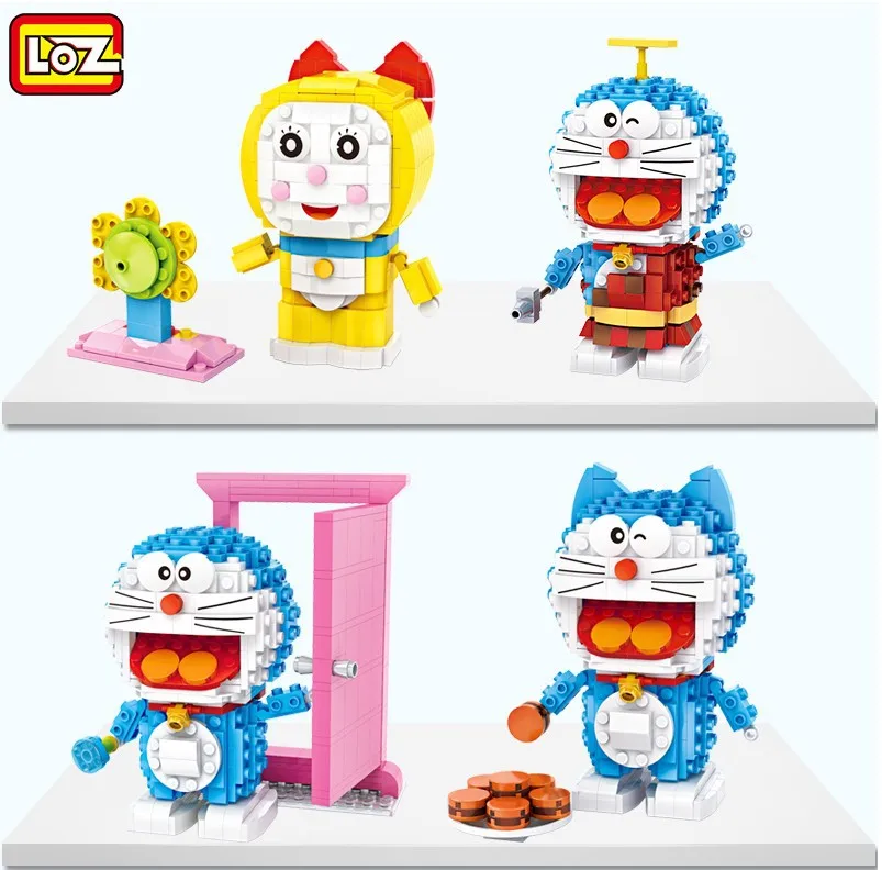 

LOZ New Mini Blocks Japanese Anime Micro Bricks Juguetes Building Toys Educational Christmas Gift for Girls 1709-1712