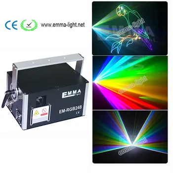 

PRO ilda 3D lazer Effect 3000mW RGB Animation Laser Show DJ Party Light Lighting Projector