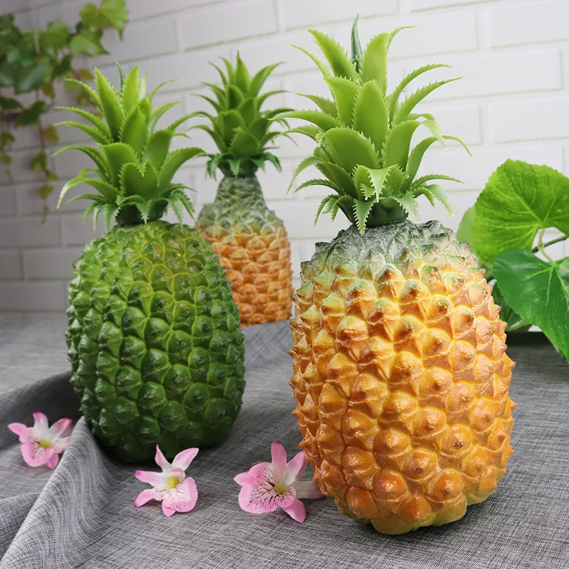 

Artificial Large Pu Pineapple Fruits Simulation Grapefruit Food Kitchen Dining Display Tabletop Ornament Craft