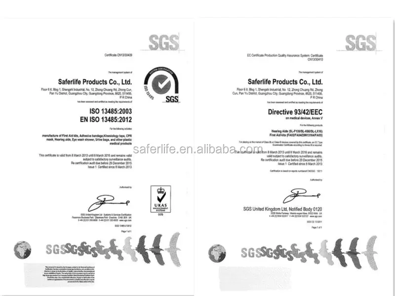 ISO certificate