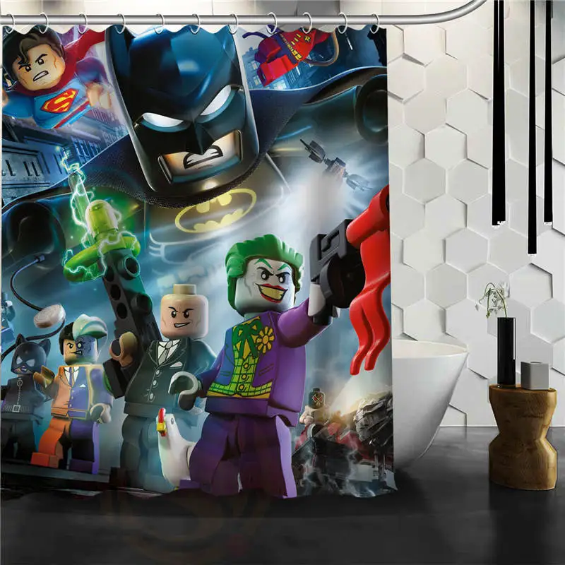 العرف المنتقمون ، أعجوبة بطل ستارة أفكار جديدة كبيرة الأوروبية والأمريكية كبيرة الطباعة طبعة البوليستر ستارة الحمام