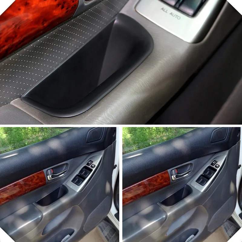 2003 2009 для Toyota Prado FJ120 дверные ручки подлокотник контейнер держатель лотка коробка