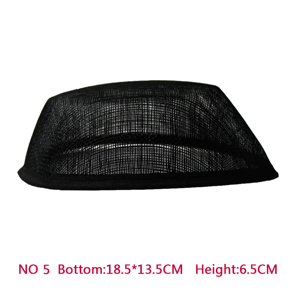 

New Style 18*13.5 cm Sinamay Airhostess Hat Base 10pcs/lot #2 Color