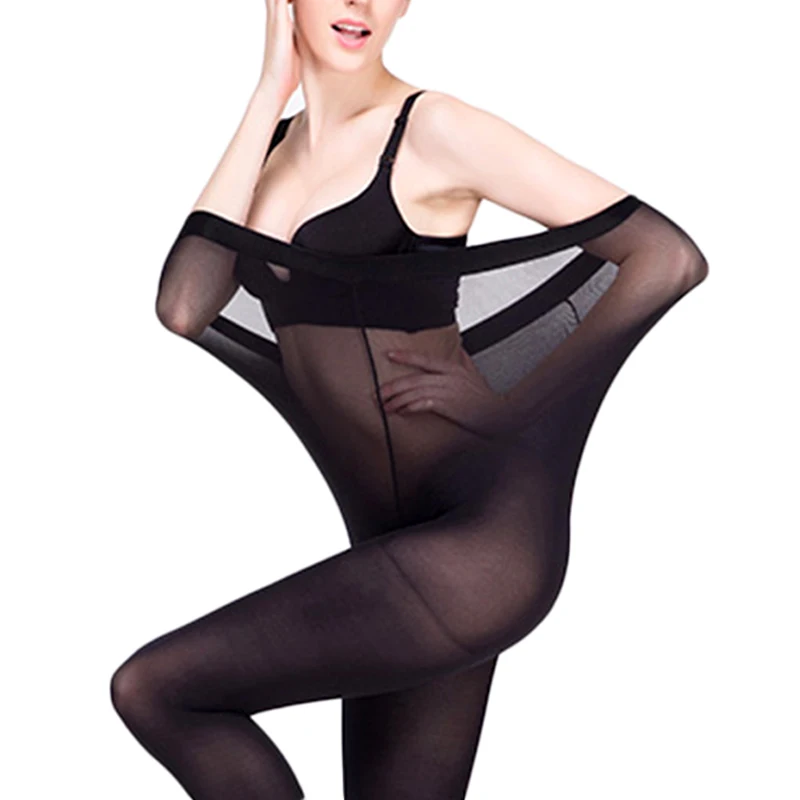 

Upgraded Super Elastic Magical Tights Silk Stockings Skinny Legs Sexy Pantyhose Prevent Hook Silk Medias Stockings B6019