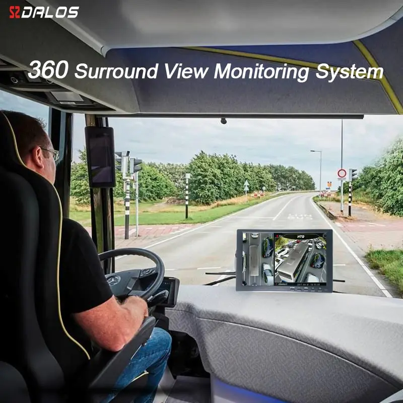 SZDALOS 3D HD 360 система мониторинга объемного вида для автобусов, кемперов, автодомов, грузовиков с HD 1080P 4-канальным видеорегистратором SZDALOS 3D HD 360 система мониторинга объемного вида для автобусов, кемперов, автодомов, грузовиков с HD 1080P 4-канальным видеорегистратором