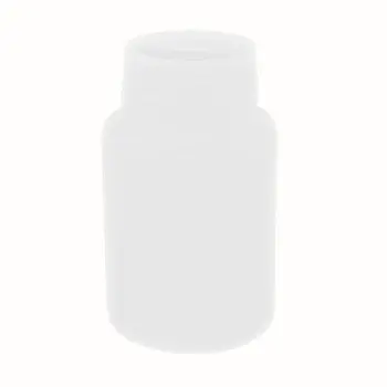 

100ml White Plastic Cylinder Shaped Chemical Reagent Bottle