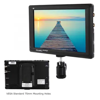 

Feelworld FW279S Photography Monitor 7 Inch 2200nit Daylight Viewable 3G-SDI Mini HDMI on Camera DSLR Field Monitor 4K HDMI