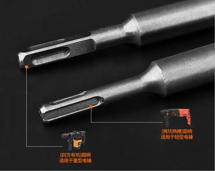 1PC 330-350mm length M22 to SDS PLUS/SDS MAX/Square four hollow/big Hex shank adapter extension rod for hammer wall hole saw