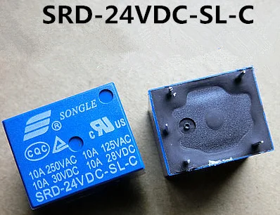 5PCS//LOT Relay SRD-24VDC-SL-C SRD-24VDC-SL SRD-24VDC SRD-24V relays 5PINS 24V DC