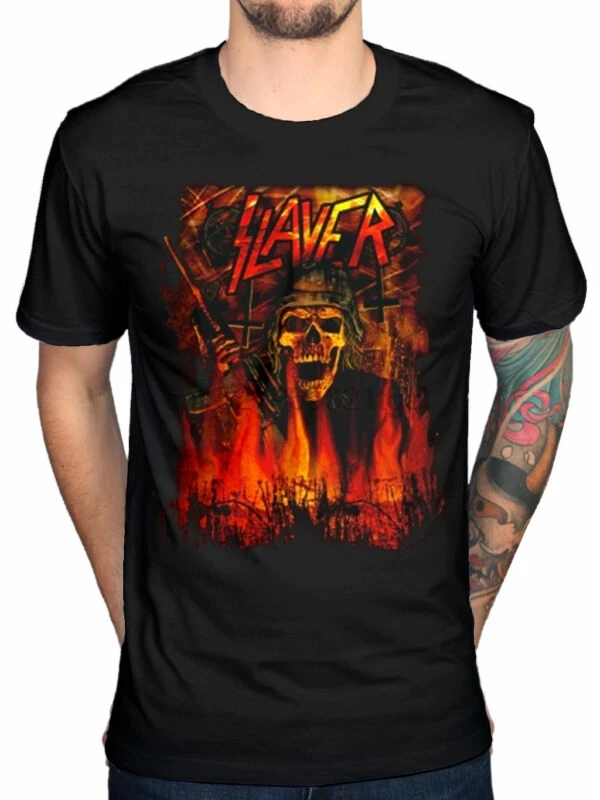 

Slayer Wehrmacht T-Shirt Reign In Blood South Of Heaven Angel Of Death(1)