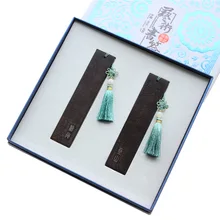 1 шт. креативные долговечные инкрустированные серебряные закладки классические эбеновые подарки креативные рождественские подарки