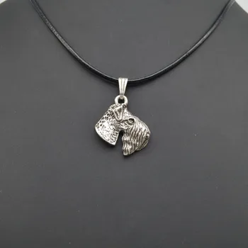 

2017 Fashion Cute vintage 3D Kerry Blue Terrier Pendant Choker women Necklace Trendy delicate charm gift Jewelry