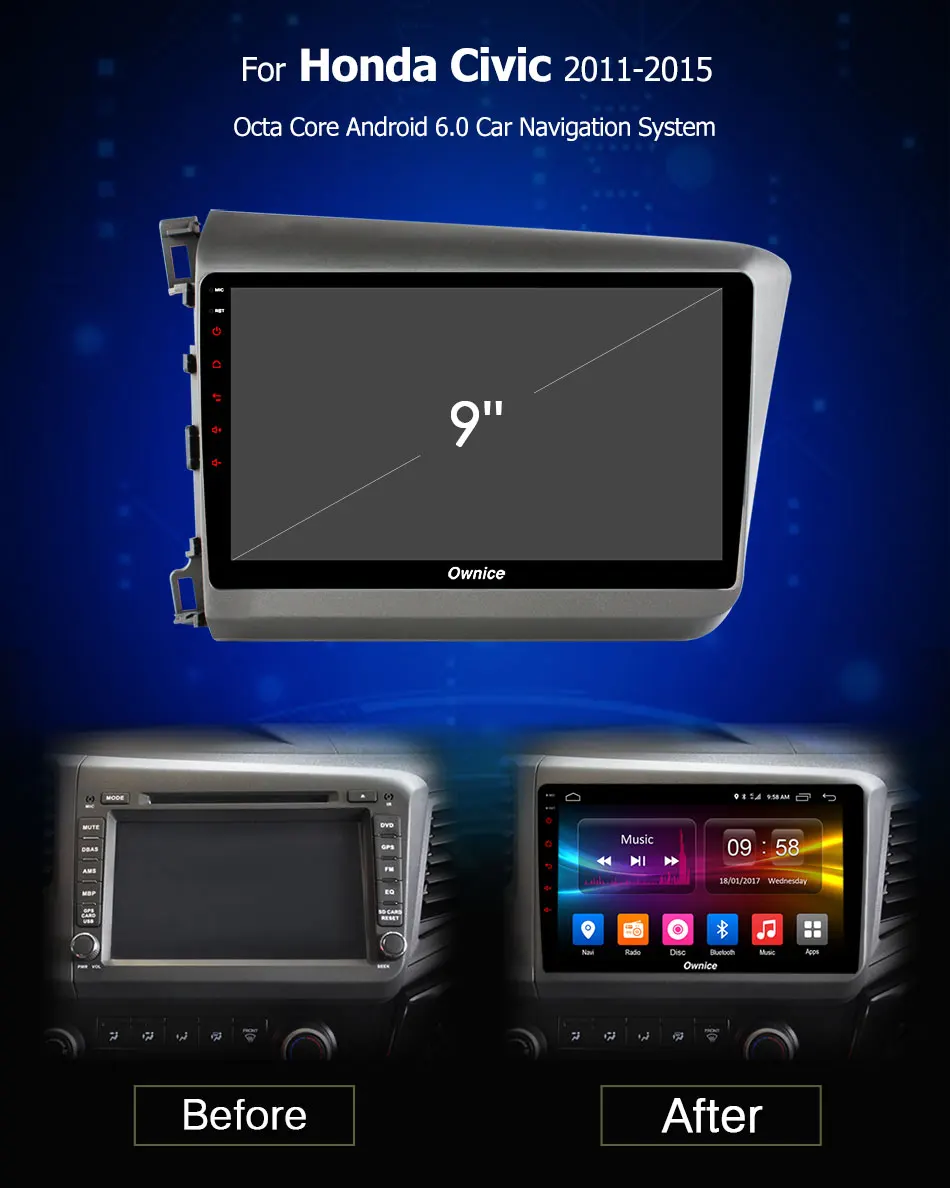 Perfect Ownice C500+Android Octa core Vehicle Head Unit for Honda Civic 2004 2005 2006 2007 2008 2009 DVD GPS Support 4G sim Mirror-Link 14 Perfect Ownice C500+Android Octa core Vehicle Head Unit for Honda Civic 2004 2005 2006 2007 2008 2009 DVD GPS Support 4G sim Mirror-Link 14