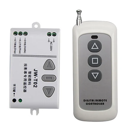 AC 220V RF Wireless Remote Control Switch System UP&DOWN Remote control ...