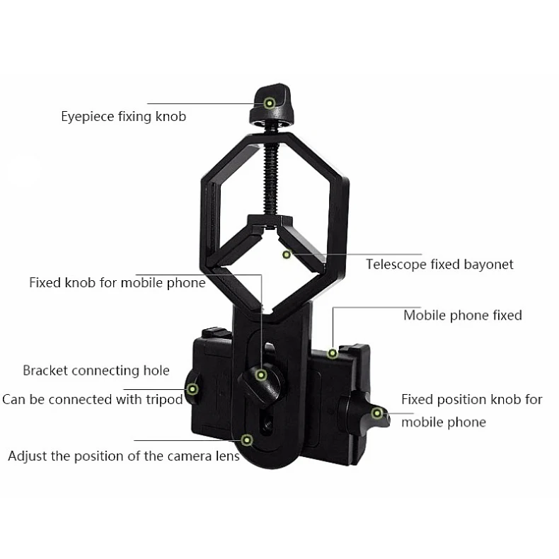MaiFeng Универсальный телескоп адаптер для мобильного телефона бинокль держатель телефона монокулярная Зрительная труба Крепление камеры высокого качества