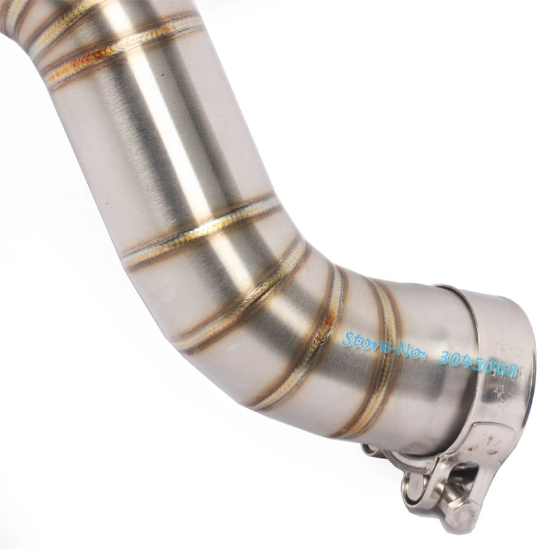 Slip para Kawasaki Z900 Ninja900 2018 motocicleta Akrapovic de Escape modificado medio conectar enlace tubo silenciador DB asesino