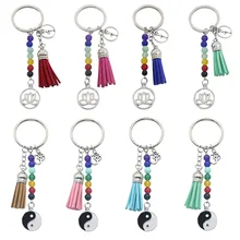 Porte-clé en cuir et velours coloré avec pompon en forme de Lotus Gossip, pendentif de tous les jours pour femme
