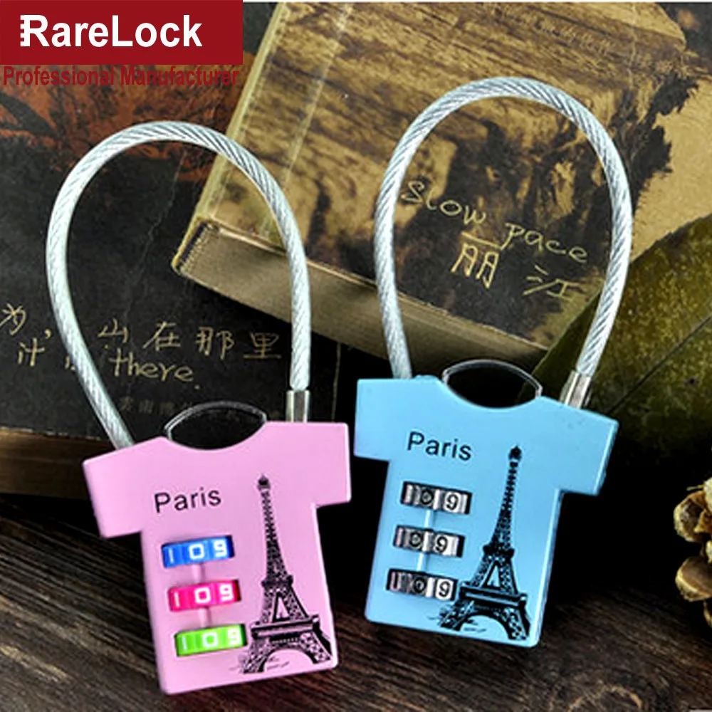 Rarelock Рождественские поставки платье-комбинация замок кодовый замок женская сумка для путешествий сумка коробка для свадебного подарка Шкаф DIY h