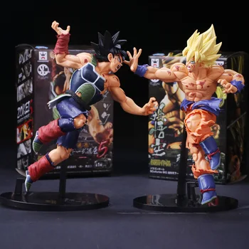 

Dragon Ball ZOKEI 5 Son Gokou VS Barduck PVC Action Figures Collectible Model Toys 2pcs/set 22cm