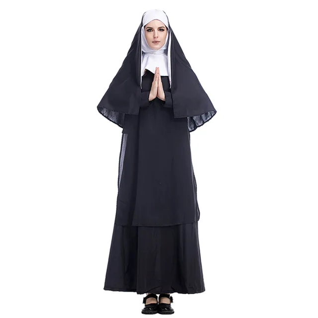 Little Nun Clothing Halloween Party Cosplay Costumes Nun's Female