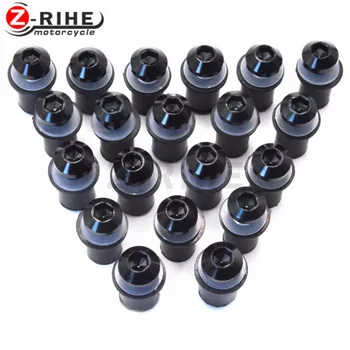 

for universal Screws Motorcycle Accessories CNC aluminum Fairing Bolt Screw Fastener Fixation For KTM Duke 125/200/390 2012-2013