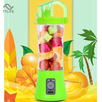 

400ml Portable Blender Juicer Cup USB Rechargeable Electric Automatic Vegetable Fruit Citrus Orange Juice Maker Cup Mixer Bottle