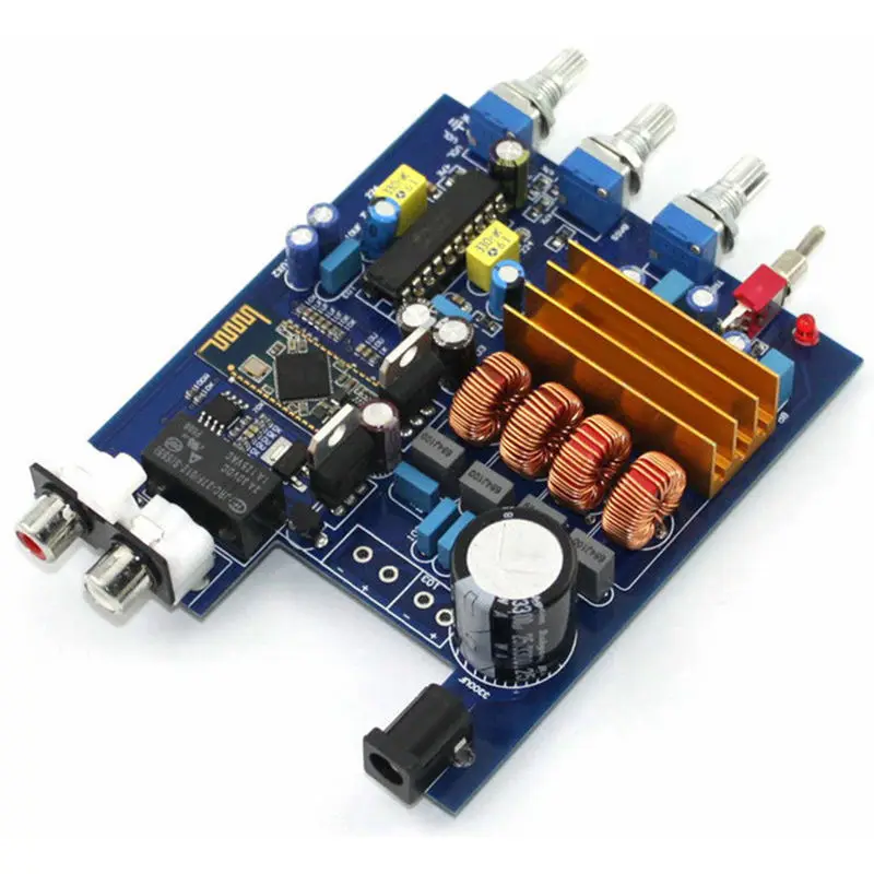 Tpa3116+ Lm1036 Bluetooth 2,0 класса D 2 канальный усилитель доска 50 Вт+ 50W с высокими частотами регулировки баса