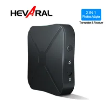 Hevaral Bluetooth адаптер 2 в 1 Bluetooth 4,2 приемник и передатчик 3,5 мм аудио Bluetooth Беспроводные адаптеры для ТВ MP3 KN319