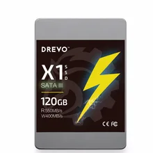 Drevo X1 SSD 120GB Solid State Hard Drive 2.5inch SATA III Internal Disk SATA3 for laptop+ 3.5inch Mount Bracket for PC Desktop