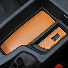 12 pcs Sulco Porta Estilo Do Carro Caixa de Armazenamento Pad Pad Coaster Do Copo de Água Tampa da Guarnição para BMW Série 5 F10 2014 2015 2016 2017
