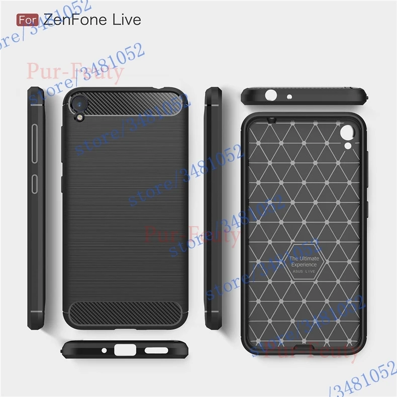 

Luxury TPU Cases for ASUS ZB501KL Zenfone Live ZB501 ZB 501 KL 501KL Carbon Fiber Cover for ASUS A007 AOO7 ASUS_A007 Phone Cases