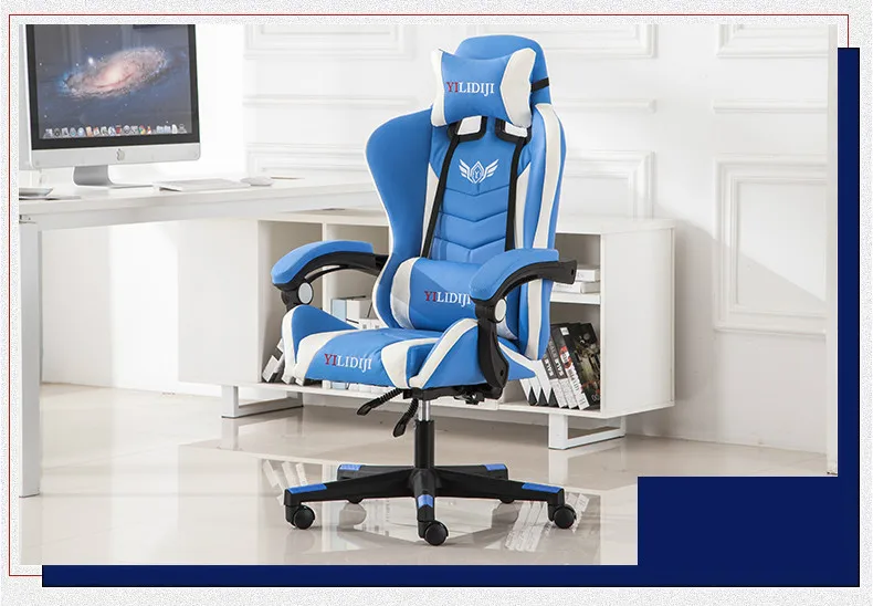 Игровой стул Silla Gamer Cadeira Gamer, домашний Офисный Компьютерный стул, регулируемый по высоте, кресло с откидной спинкой Silla Oficina Chaise