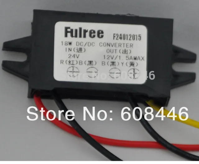 6pcs lot car power supply module dc 15 35v to 12v 1 5a dc dc buck6pcs lot car power supply module dc 15 35v to 12v 1 5a dc