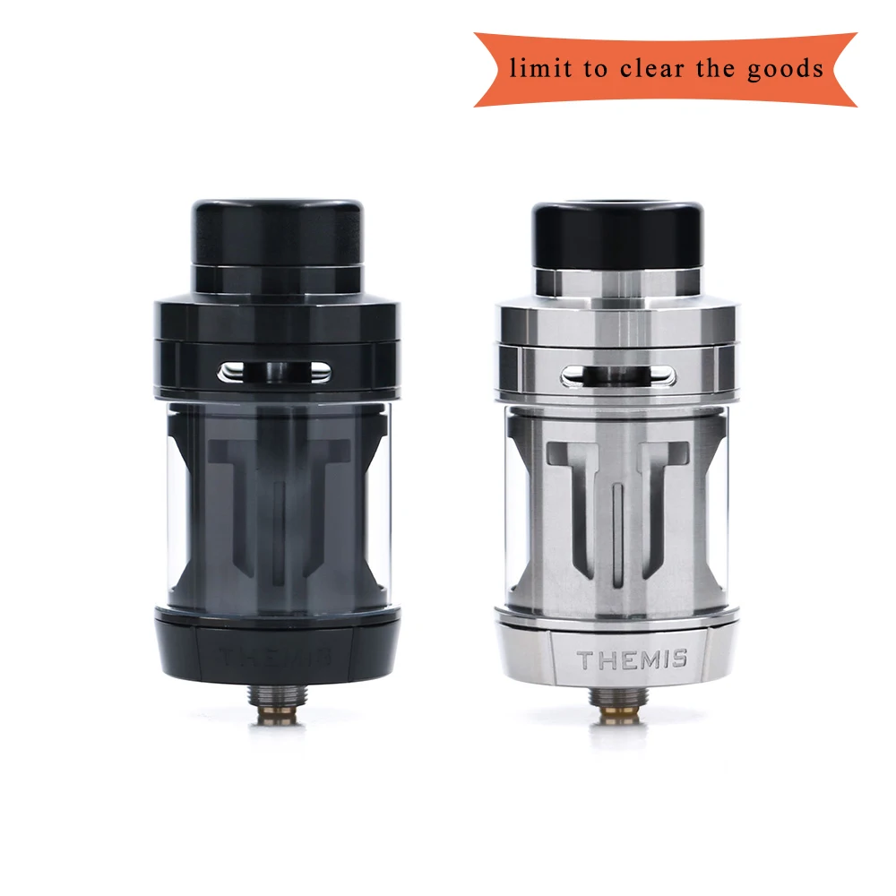 

2PCS Digiflavor Themis Mesh RTA 5ML Dual/Single Coil Build as zeus RTA Mesh VERSION Wire SS316L Leak-Proof Atomzier get one free