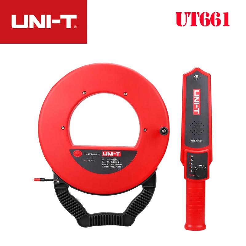 

UNI-T Wall PVC Iron Pipe Blockage Detector UT661A UT661B Pipeline Blocking Diagnostic-tool Scanner Clogging Scanner Plumbers