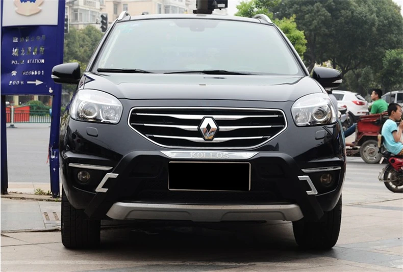 Jioyng для Renault Koleos 2012 2013 передний+ задний бампер диффузор бамперы защита для губ противоскользящая пластина из нержавеющей стали