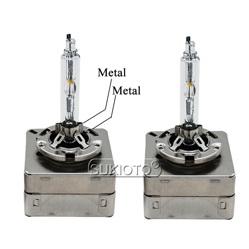 SUKIOTO Original 35W 55W Xenon D1S HID xenon bulb 4300K D3S Xenon Metal D4S D2S 6000K 8000K D1S 5000K 10000K HID Xenon Lights (4)
