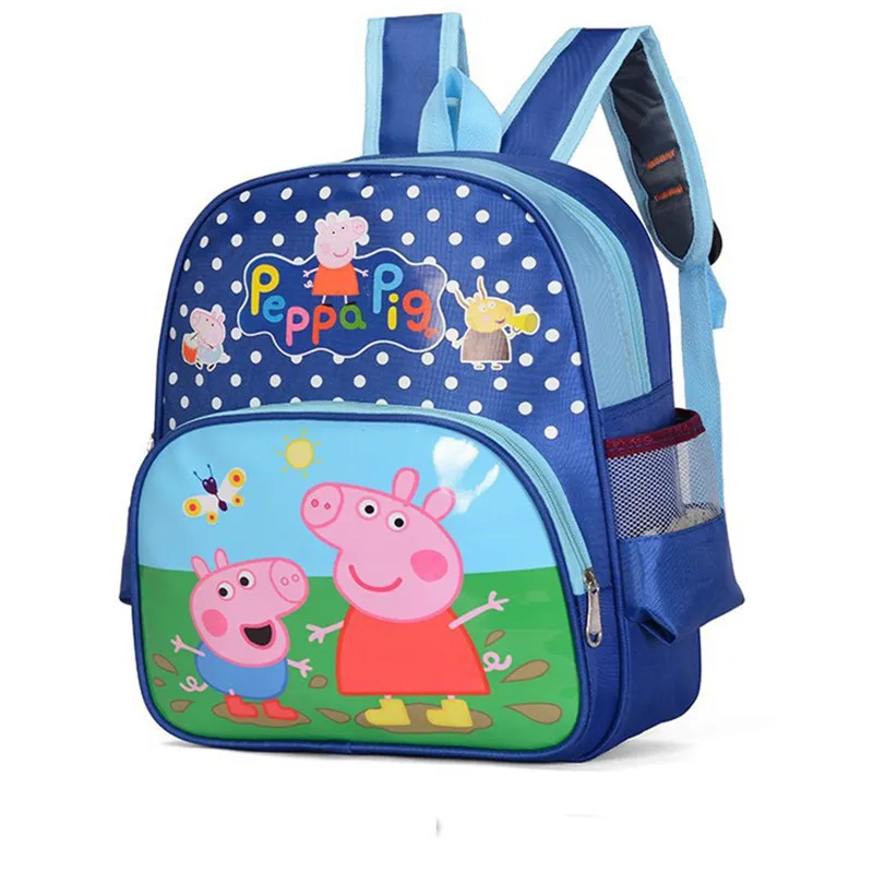 Genuine Peppa Pig George Pig Plush Toys Kids Girls Boys Kawaii Kindergarten Bag Backpack School Bag Dolls Child birthday gift