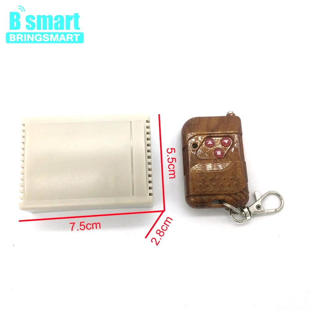 Bringsmart LC126-12V-24V 2-way sterownik silnika DC odbiornik Mini obudowa zdalnego sterowania domem straży wejście sterowania maszyny Bringsmart LC126-12V-24V 2-way sterownik silnika DC odbiornik Mini obudowa zdalnego sterowania domem straży wejście sterowania maszyny