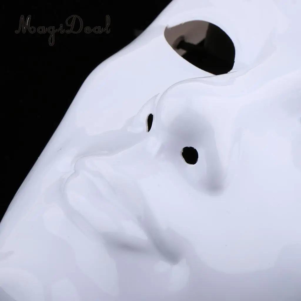 Набор из 2шт Новинка забавная Неокрашенная заготовка маски белая маска для всего лица маскарадная драма маскарадный костюм маски DIY аксессуары