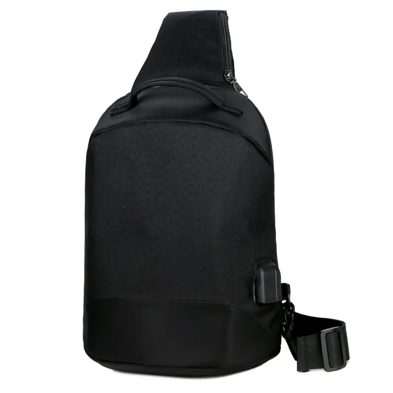 OUBDAR Большая вместительная нагрудная сумка-мессенджер, Мужская школьная сумка, современная сумка на плечо, унисекс сумка через плечо, весна, дизайн - Цвет: Black