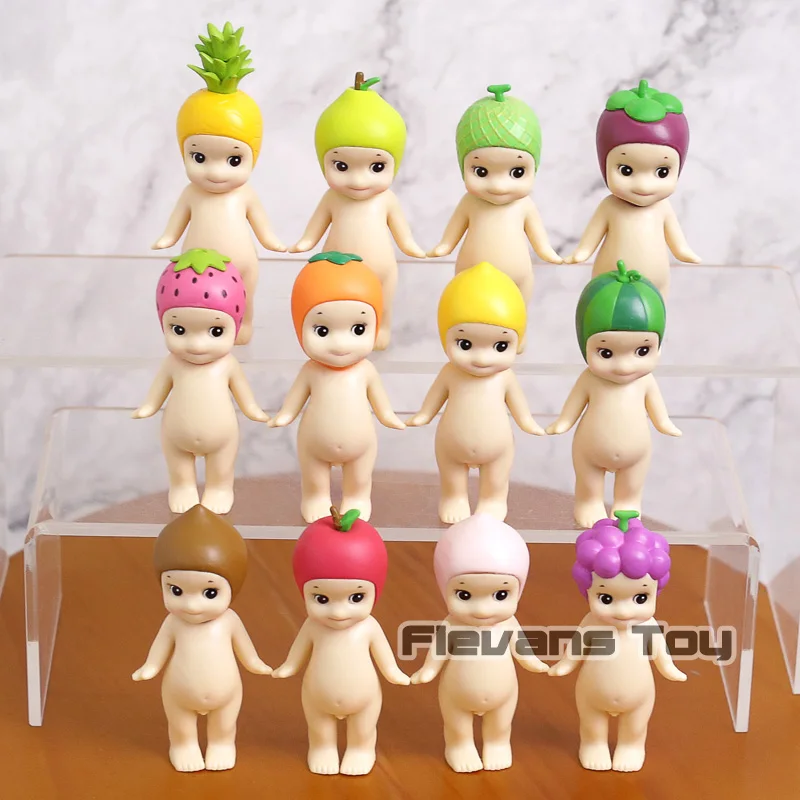 goku toys Little Angel 2017 Fruit Series Mini PVC Action Figures Collectible Model Toys Dolls Gift 12pcs/set star wars toys