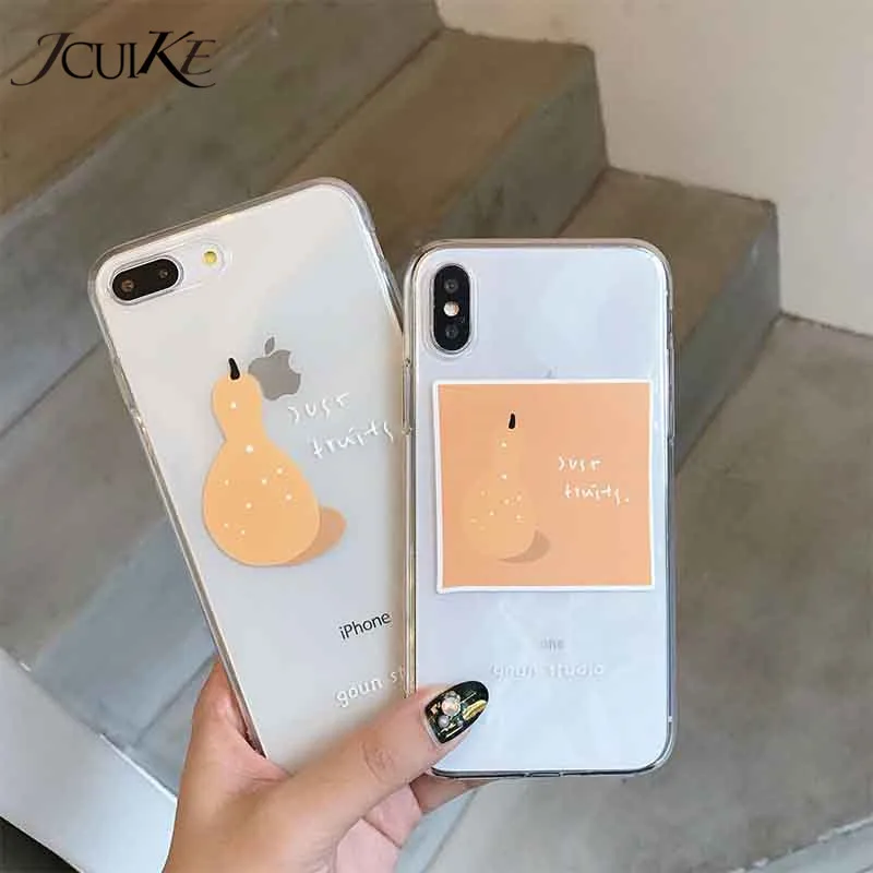 Summer fruit Sydney for case iPhone X 6 6S 7 8 luxury soft tpu transparent cover Plus | Мобильные телефоны и аксессуары