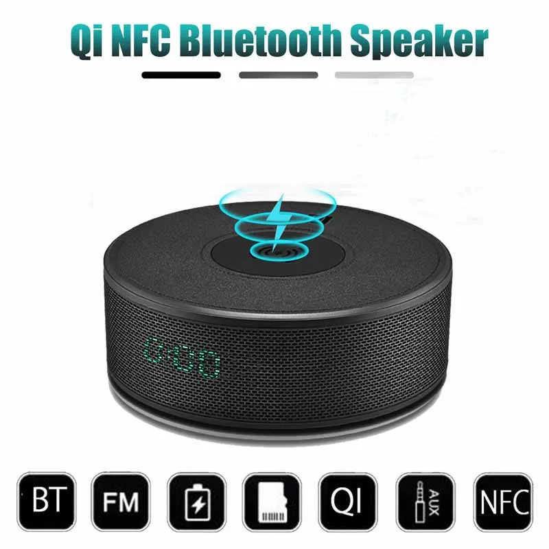 Многофункциональный ЦИ Беспроводной bluetooth-динамик Портативный радио громкоговоритель мобильного телефона Зарядное устройство зарядного