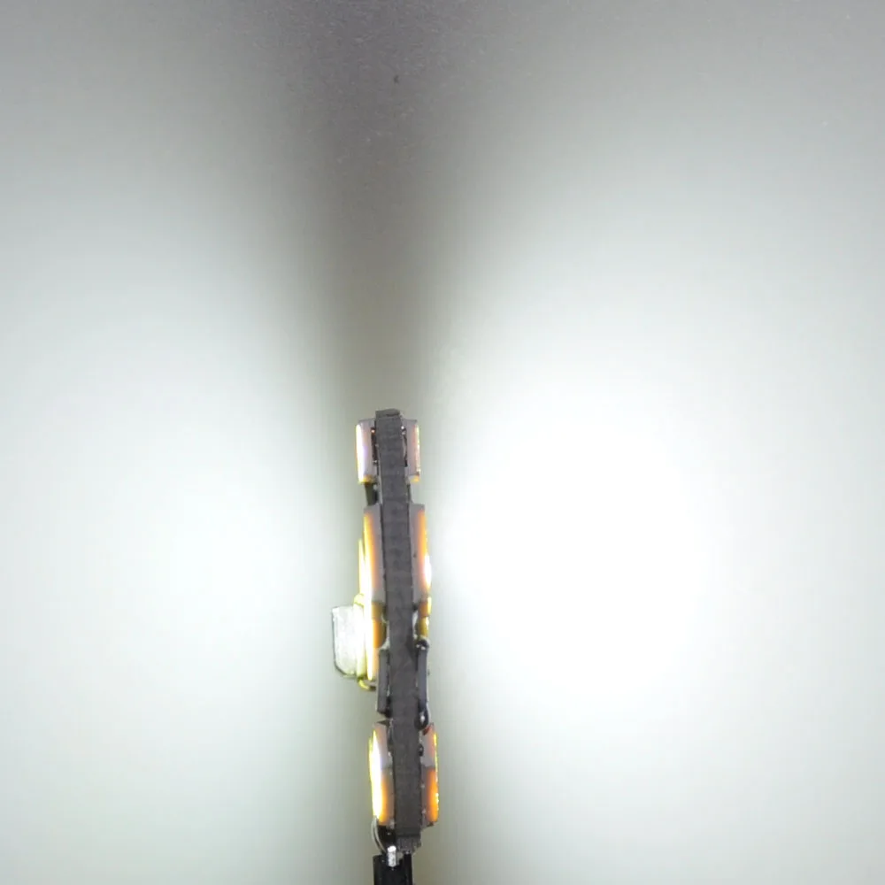 JYL 10 шт двухсторонняя 260lm 1 6 W G4 Светодиодная лампа 5730 12 SMD Белая теплая белая