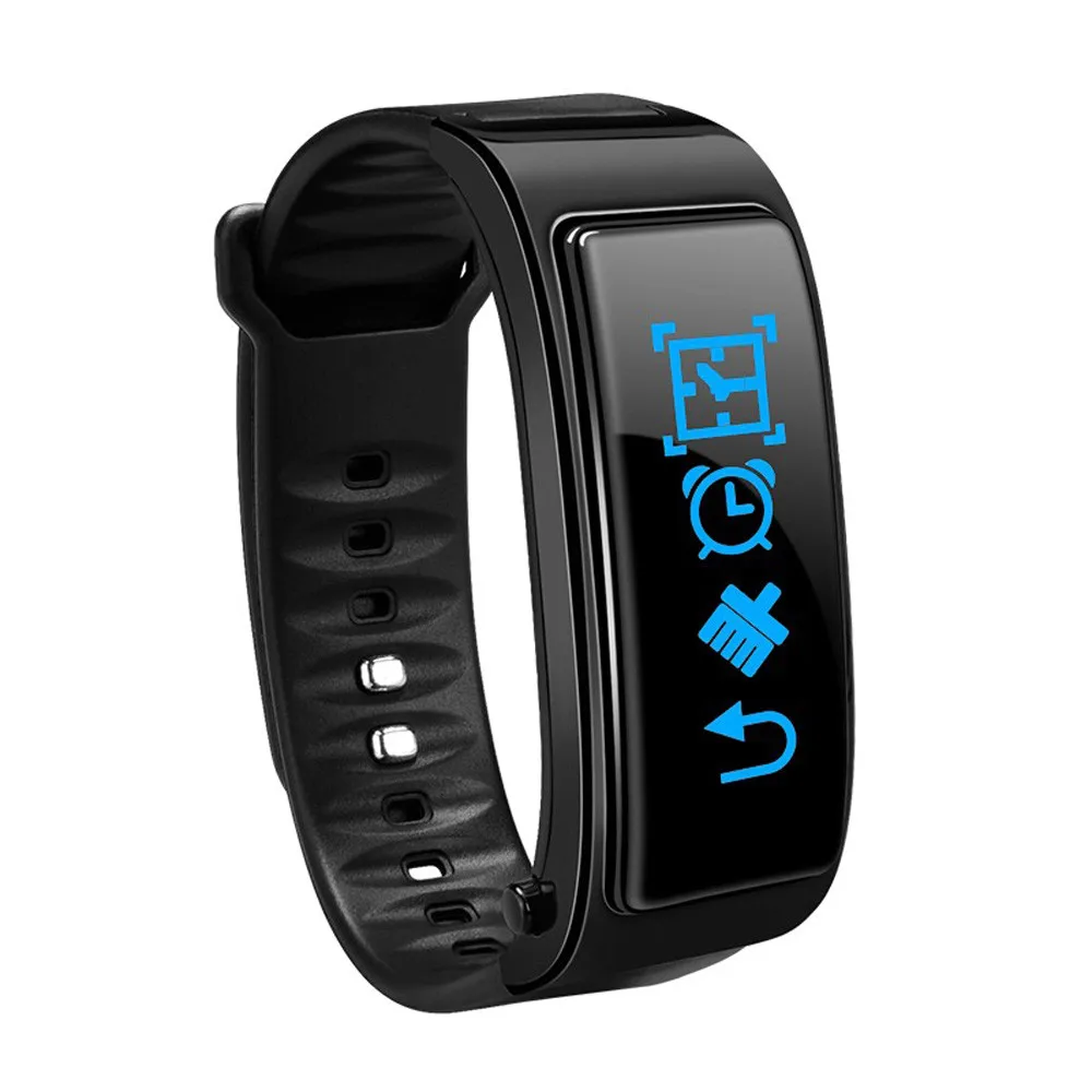 Voberry Bluetooth SmartWatch с наушником спортивный фитнес-трекер умный Браслет монитор сердечного ритма часы водонепроницаемый браслет